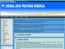 Tablet Screenshot of grahajayapratamakinerja.com